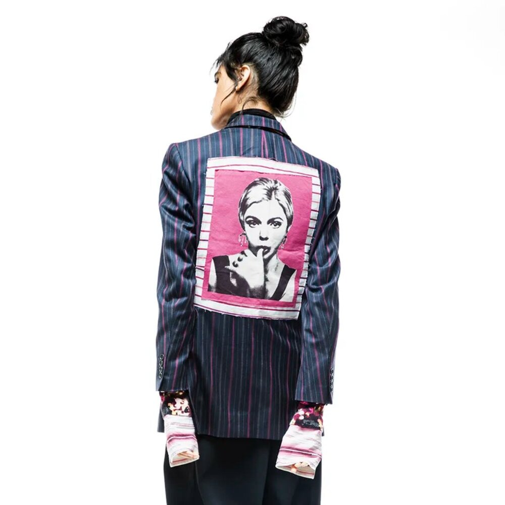 Vintage Boateng Blazer with Hysteric Glamour Edie Sedgwick Patch